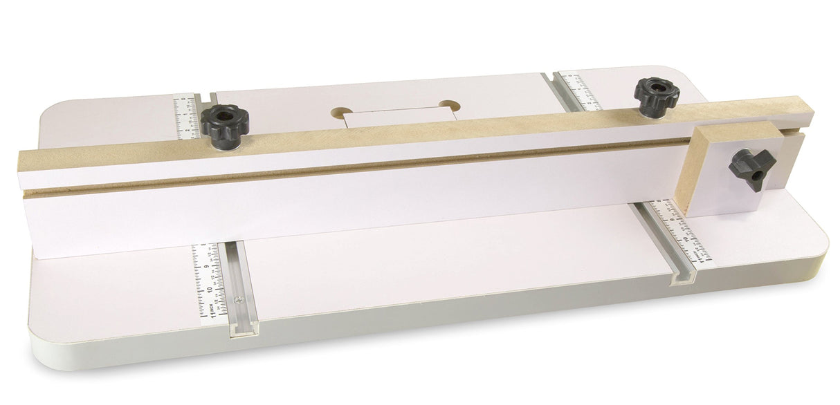 WEN DPA2412T 24 in. x 12 in. Drill Press Table with an Adjustable Fence and Stop Block WEN