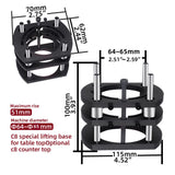 Acogedor Router Lift, Metal Router Lift System for Router Table and Insert Plate, 4 Jaw Clamping, with Strong Grip, ACOGEDOREGTQMO3742 Acogedor