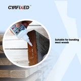 Professional Grade Cyanoacrylate Super Glue by CYAFIXED, Medium Viscosity CA Glue for Woodworking, 4 oz. Value Pack - Instant Adhesive for CYAFIXED
