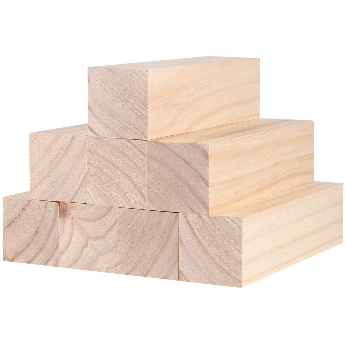 KOHAND Maple Square Turning Blank, 8 PCS Lumber Turning Boards 2 x 2 x 8 Inch, Square Lathe Turning Blanks for Wood Carving & Turning KOHAND