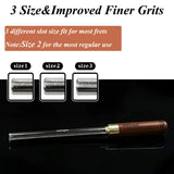 Baroque Diamond Guitar Fret Crowning Dressing File Narrow/Medium/Wide 3 Edges Guitar Repairing & Luthier Tools(Improved 3rd Generation) Baroque