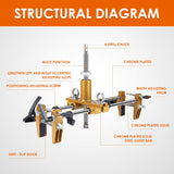 Luckyway Door Lock Hole Opener Kit, Lock Mortiser for Wooden Doors.(Install/Change The Door Lock Yourself) Luckyway