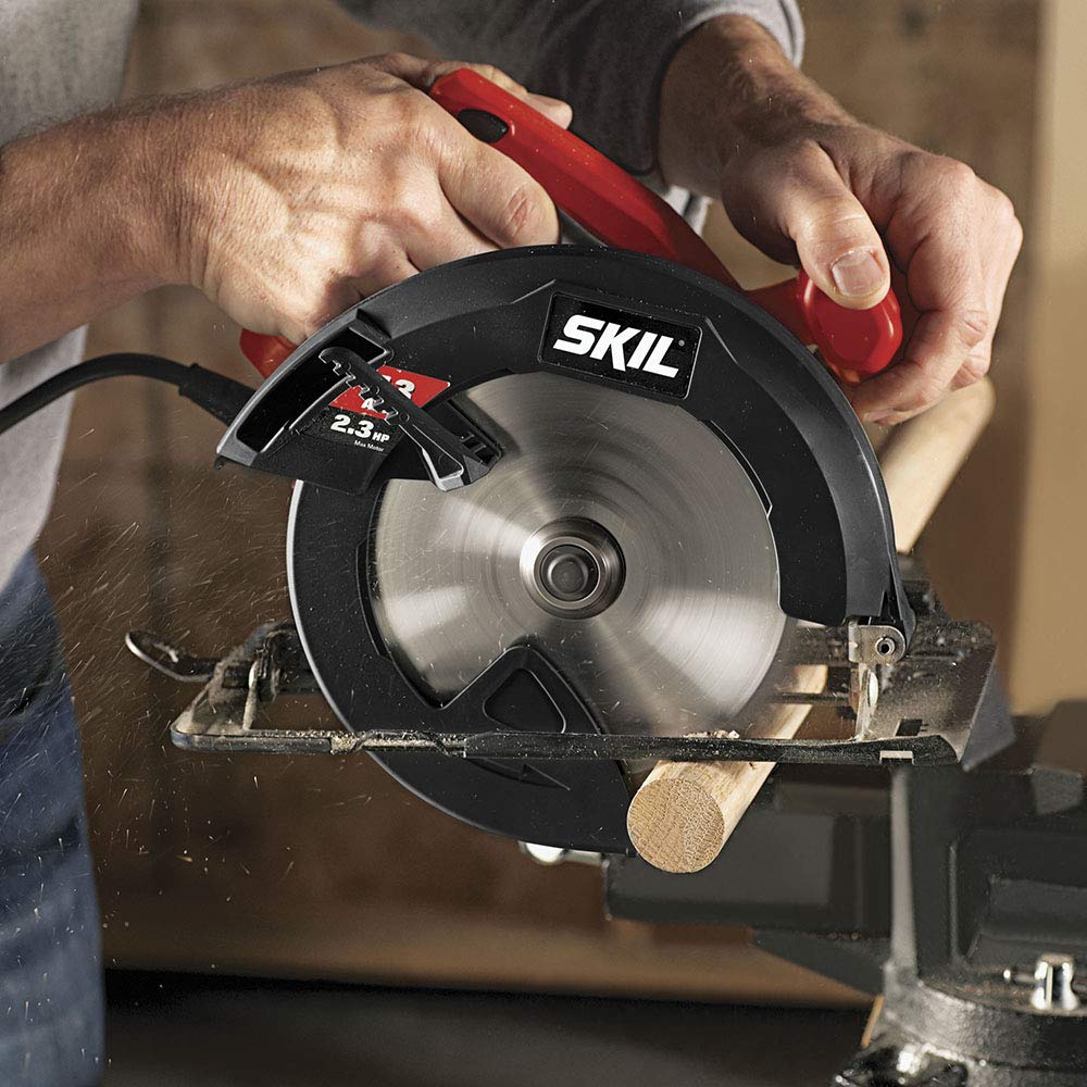 Skil 5080-01 13-Amp 7-1/4" Circular Saw, Red - WoodArtSupply