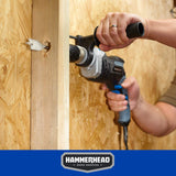 Hammerhead 7.5-Amp 1/2 Inch Variable Speed Hammer Drill with 6pcs Bit - HAHD075 Hammerhead