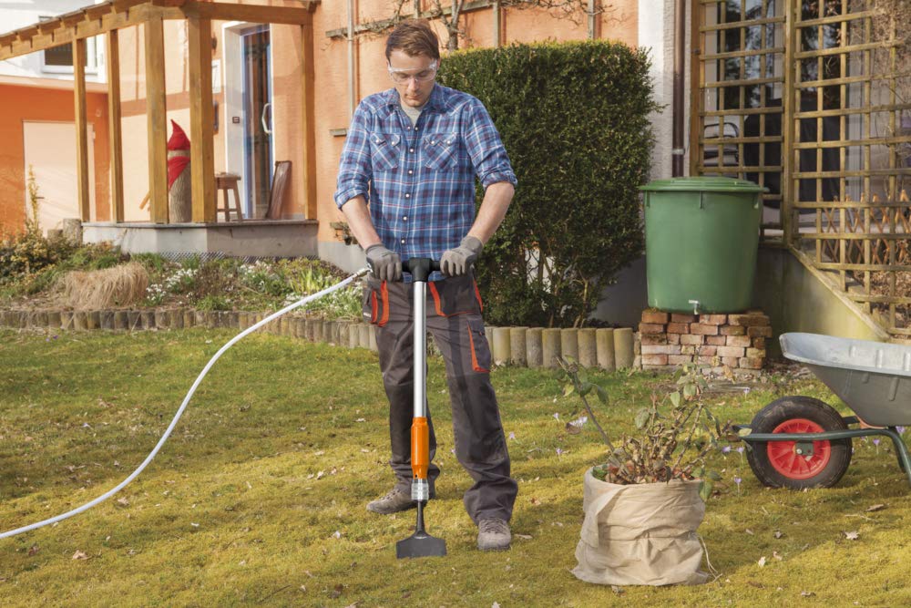 WEN 61635 5-in-1 Pneumatic Multi-Function Tool with Scraper, Shovel, and Chisel Attachments WEN