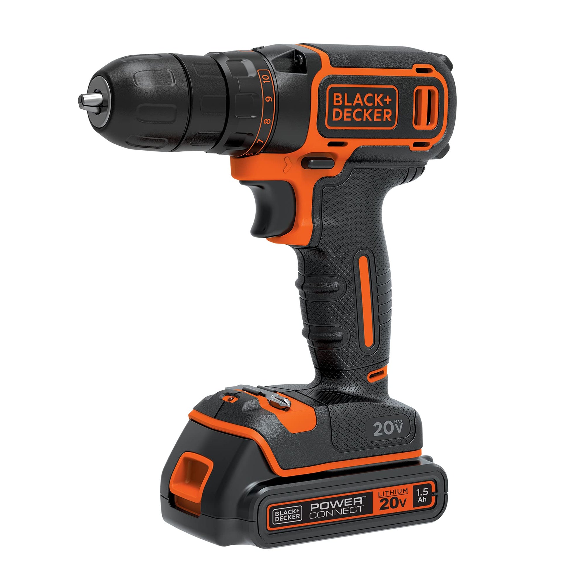 BLACK+DECKER 20V MAX Cordless Drill/Driver (BDCDD120C),Pack of 1 - WoodArtSupply