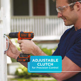 BLACK+DECKER 12V MAX Cordless Drill/Driver (BDCDD12C) BLACK+DECKER