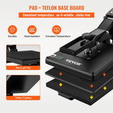 VEVOR Heat Press, 15x15 Power Heat Press Machine for T-Shirt, Fast Heating, High Pressure Heat Press Machine, Digital Industrial Sublimation Printer VEVOR
