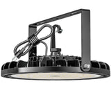 Flakeeper LED High Bay Light 150W, 21000 LM with US Plug 5ft Cable, 5000K Daylight, IP65 Waterproof, UFO Commercial Industrial Warehouse Workshop Flakeeper