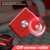 Saker Honing Guide with Whetstone - Red Off-Center Upgraded Honing Tool and Diamond Sharpening Stone Set Kit for Knife, Short Chisels and Planes, Saker