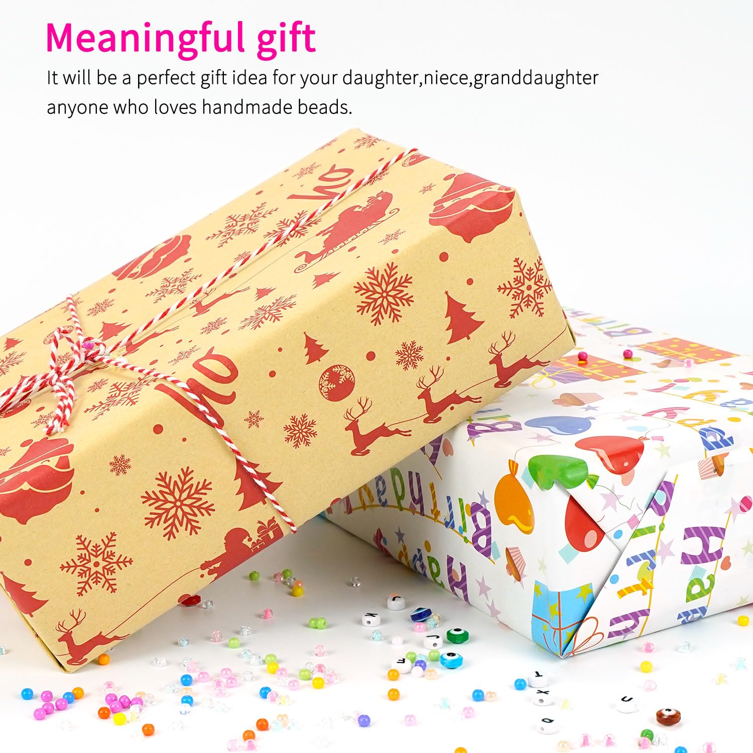 Paodey 30,000 Pcs 3mm 8/0 Glass Seed Beads Friendship Bracelet Making Kit, 96 Colors Small Beads with Letter Accessories Charms for Rings Necklaces Paodey