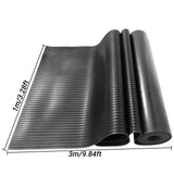 tonchean Garage Rubber Floor Mat Heavy Duty Rubber Flooring Rolls Under Car Garage Mat Non-Slip Rubber Floor Protector Mat for Workshop Trailer tonchean