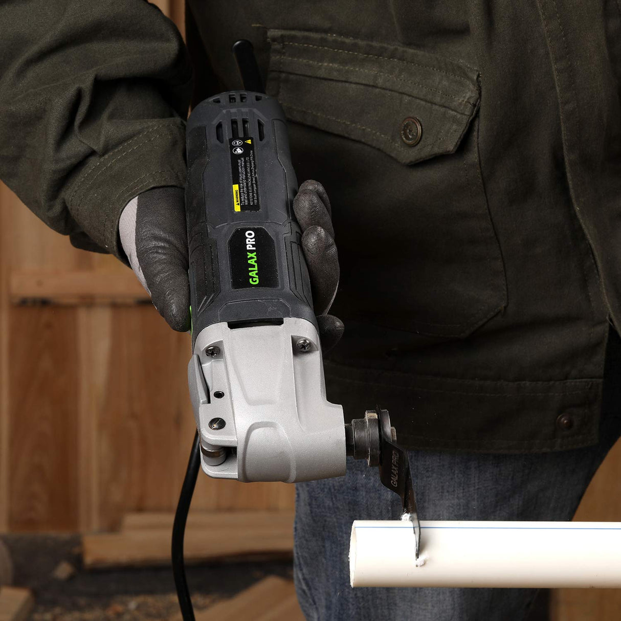 GALAX PRO 2.4Amp 6 Variable Speed Oscillating Multi-Tool Kit with Quick-Lock accessory change, Oscillating Angle:3°, 28pcs Accessories and Carry Bag GALAX PRO