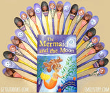 Kitchen Wooden Spoons Mixing Baking Serving Utensils Puppets 12 In - 12 Pack ROUNDSQUARE