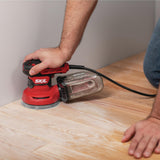 SKIL 5” Random Orbital Sander with Cyclonic Dust Box & 3pc Sanding Sheet - SR211601 Skil