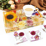 JEYUQAXY Large Silicone Tray Molds for Resin, 13.5"X9.5" Deep Rectangle Epoxy Tray Molds with 4pcs Gold & Silver Handles, Resin Table Mold for River JEYUQAXY