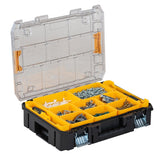 DEWALT TSTAK Tool Organizer, Holds Up To 44 lbs., Clear Lid Organizer, Compartments for Small Tools and Accessories (DWST17805) DEWALT