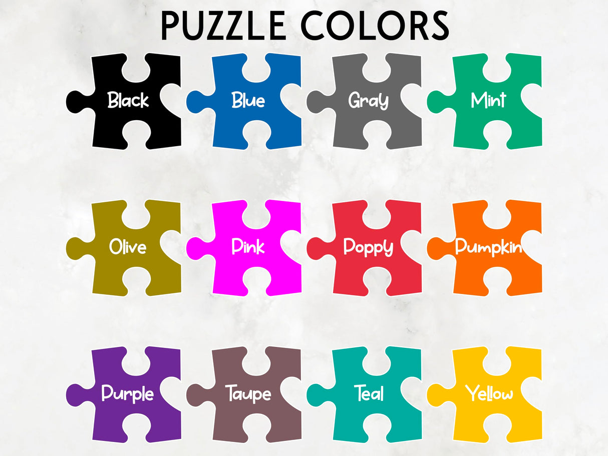 Personalized Puzzle Name Sign for Couples, Valentines Day Gifts for Her Him, 0.45in Thick Acrylic - Love Is The Piece That Holds Us Together, Amazing Items