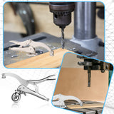 2 Pieces Drill Press Locking Clamp Fix Clamp Drill Press Vise Bench Clamp Woodworking Vise Welding Clamp Drill Press Accessories Press Tool for Peryiter