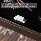 FVTVHEV Display Cabinet, Curio Cabinet with Acrylic Doors, Figures and Curio Collection Display Case, Floor Standing Clear Showcase for Living Room FVTVHEV