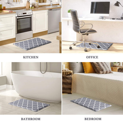 WISELIFE Kitchen Mat and Rugs Cushioned Anti-Fatigue,17.3"x 28",Non Slip Waterproof Ergonomic Comfort Mat for Kitchen, Floor Home, Office, Sink,