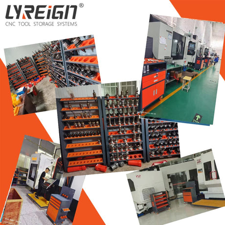 LYREIGN CNC Tool Storage Racks CNC Tool Holder HSK,CAT,BT,ISO,NT,DIN,SK,VDI Square ABS Tool Holder can be Install CAT50-70CAP LYREIGN
