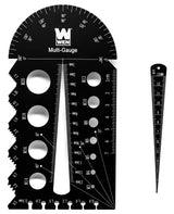 WEN ME210G Metric and Imperial Metal Thread Pitch Multi-Gauge with Carrying Case, Two Pack, Black WEN