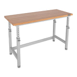 Seville Classics UltraHD Heavy Duty Workbench Table w/Solid Wood Top, 1000 lbs. Weight Capacity Workstation for Garage, Warehouse, Workshop, Granite, Seville Classics