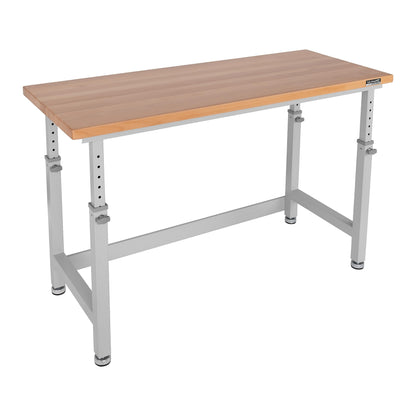 Seville Classics UltraHD Heavy Duty Workbench Table w/Solid Wood Top, 1000 lbs. Weight Capacity Workstation for Garage, Warehouse, Workshop, Granite,