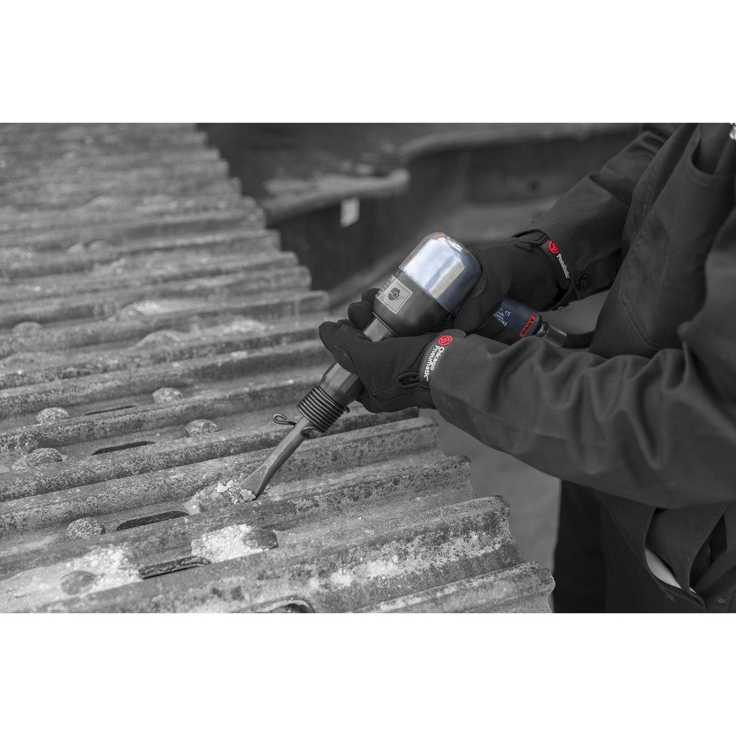 Chicago Pneumatic CP717K - Kit - 0.498 Inch (12.7 mm) Air Hammer, Round Shank, Stroke 2.68 in / 68 mm, Bore Diameter 0.75 in / 19 mm - 1800 Blow Per Chicago Pneumatic