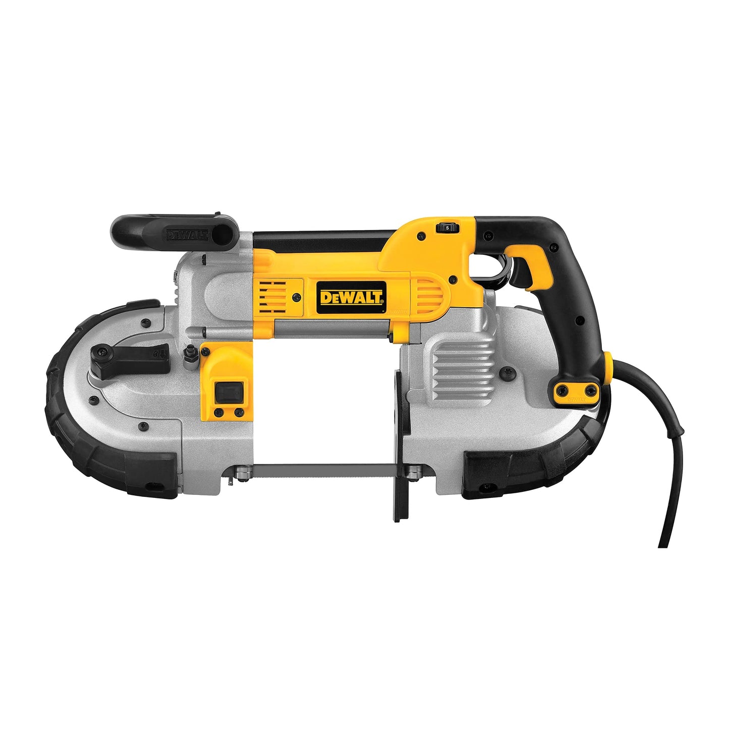 DEWALT Portable Band Saw, Deep Cut, 10 Amp, 5-Inch (DWM120) - WoodArtSupply