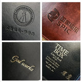 Custom Brass Branding Iron for Leather, Wood, and More - Personalised Metal Stamps CONNYAM