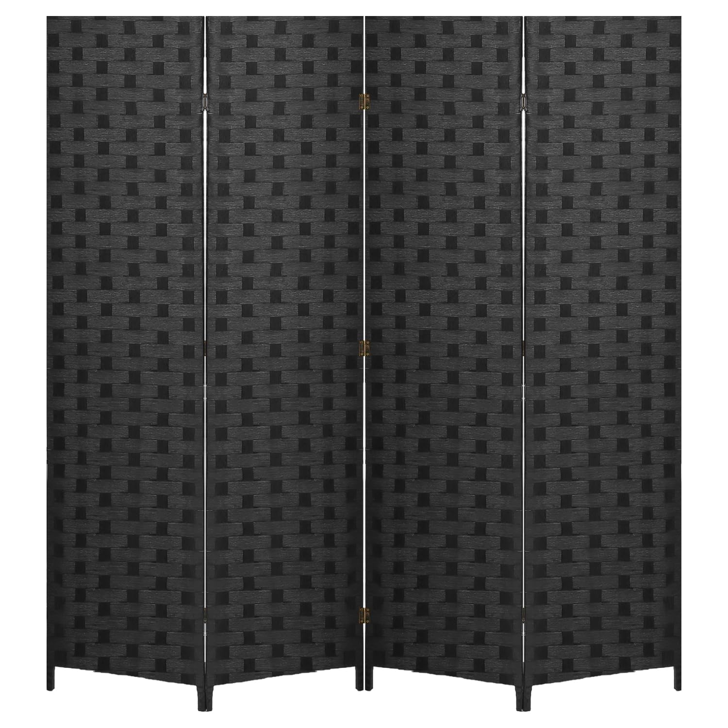 Room Divider Wall 4 Panels Indoor Handmade Wood Portable Room Dividers and Folding Privacy Screens Used in Multiple Occasions Decorate and Beautify - WoodArtSupply