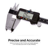 NEIKO 01407A Electronic Digital Caliper | 0-6 Inches | Stainless Steel Construction with Large LCD Screen | Quick Change Button for NEIKO