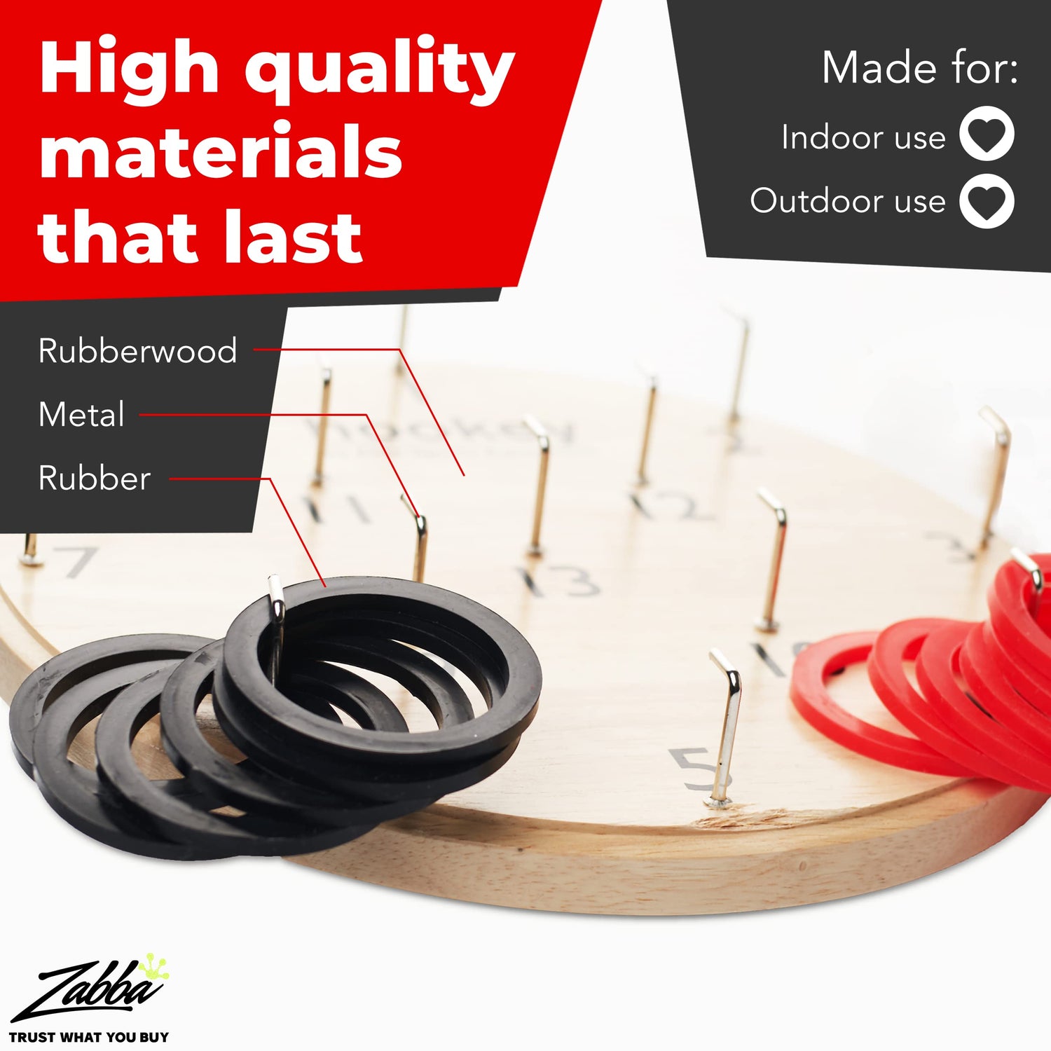 Elite Sportz Equipment Ring Toss Game - Games for Man Caves, Apartments, and Outdoor Fun - Gift for Adults and Kids - Indoor & Outdoor Games for Elite Sportz Equipment