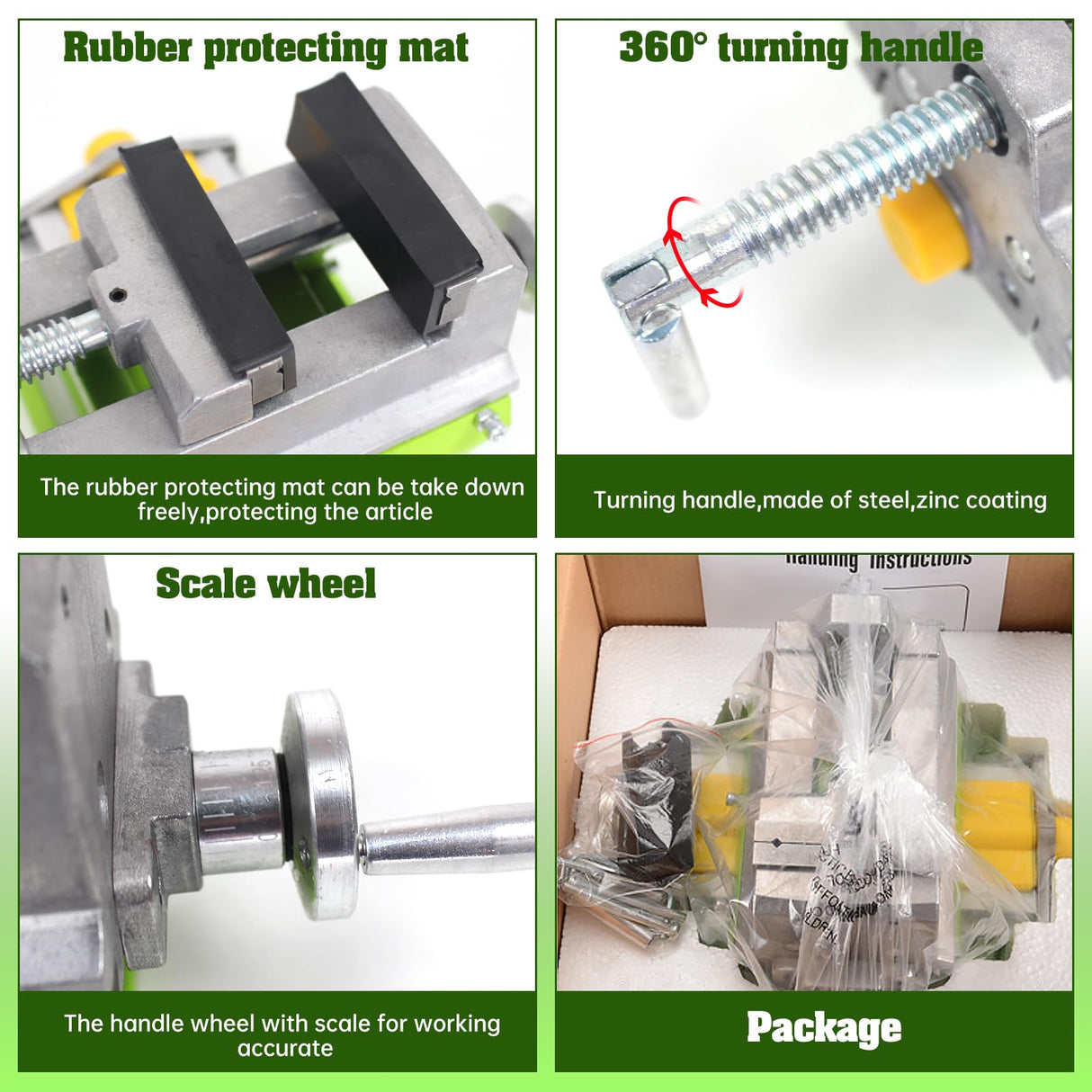CNCTOPBAOS 3" Cross Slide Vise for Mill and Drill Press,3 Inch Cross Sliding Flat Vise,Aluminum Alloy 2 Way Movement X-Y Compound Bench Top CNCTOPBAOS