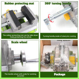 CNCTOPBAOS 3" Cross Slide Vise for Mill and Drill Press,3 Inch Cross Sliding Flat Vise,Aluminum Alloy 2 Way Movement X-Y Compound Bench Top CNCTOPBAOS