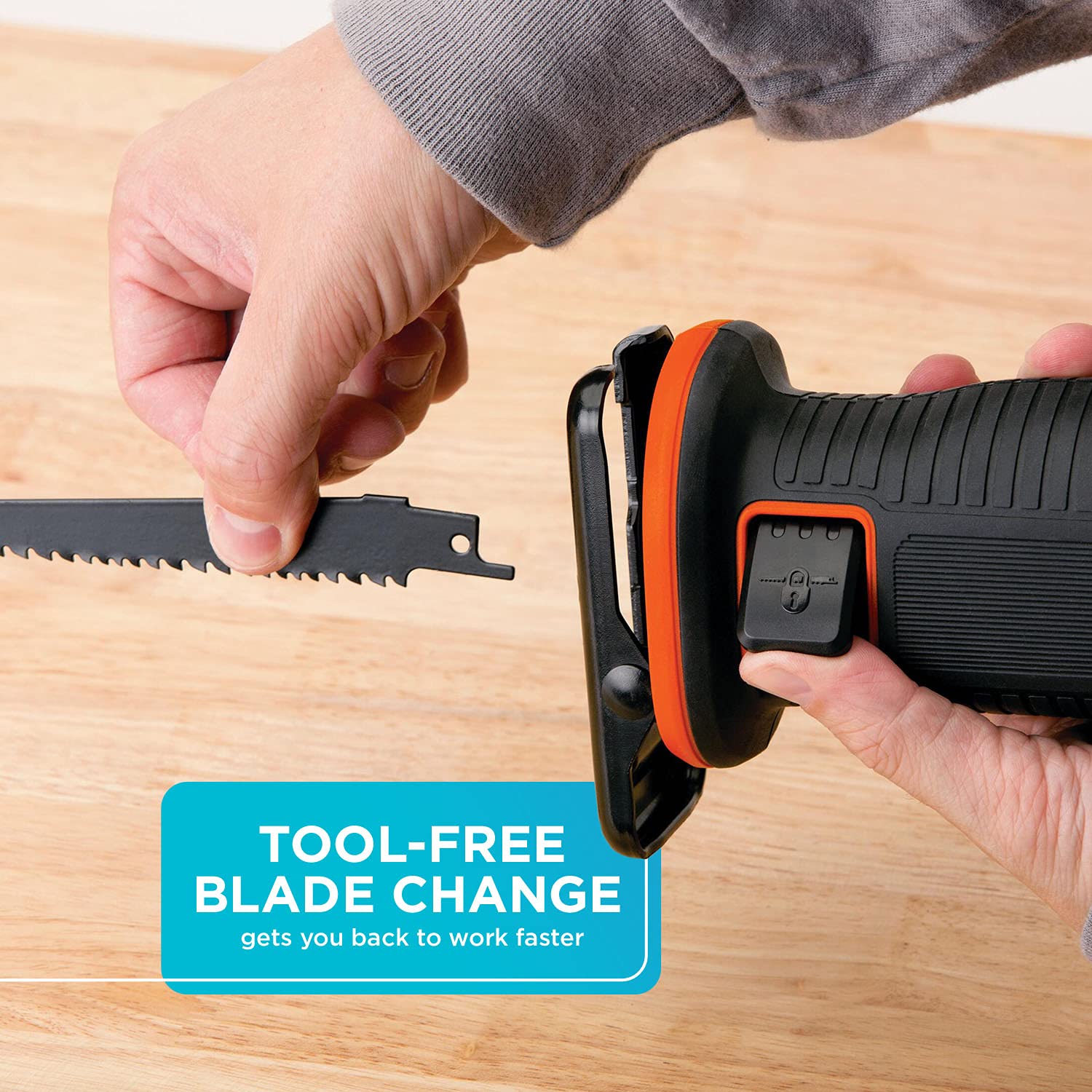 BLACK+DECKER 20V MAX* Cordless Reciprocating Saw Kit (BDCR20C) - WoodArtSupply