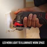 CRAFTSMAN V20 Cordless Multi-Tool, Oscillating Tool Kit, Blades, Sand Paper, Battery and Charger Included (CMCE501D1) Craftsman