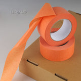 Lichamp Wide Orange Painters Tape 2 inch, 1pc Medium Adhesive Orange Masking Tape, 1.95 inches x 55 Yards Lichamp