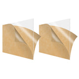 SimbaLux Acrylic Sheet Clear Cast Plexiglass 12” x 12” Square Panel 1/8” Thick (3mm) Pack of 2 Transparent Plastic Plexi Glass Board with Protective SimbaLux