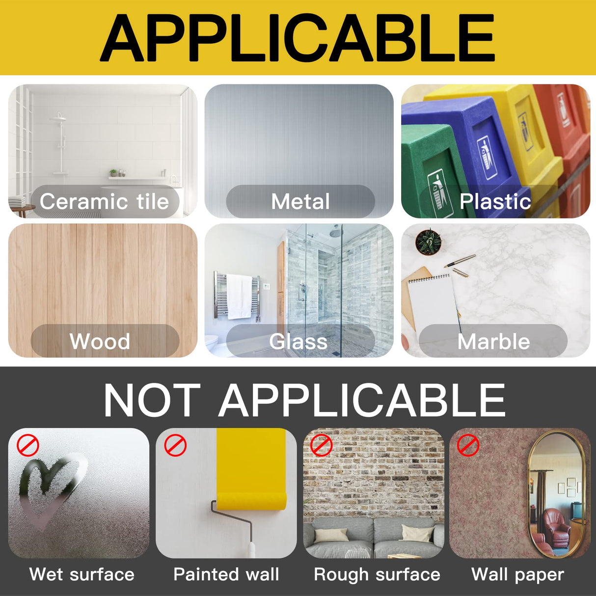 Kelasy Nano Double Sided Tape Heavy Duty,Extra Strong Sticky Double Sided Mounting Tape,1.2" x 120",Clear Adhesive Poster Wall Tape for Decoration Kelasy