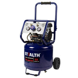 Stealth 12 Gallon Ultra Quiet Air Compressor, 1.5 HP Oil-Free Peak 150 PSI 68 Decibel Air Compressor,5 CFM @ 40 PSI 4 CFM @ 90 PSI Silent Portable Stealth