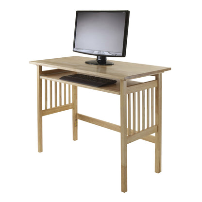 Winsome Wood Mission Home Office, Natural, 40.0 x 20.0 x 30.0 - WoodArtSupply