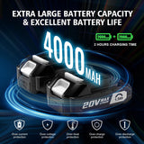 Mini Chainsaw Cordless 6-Inch with 2 Batteries 40V 19.2 Ft/s Battery Powered Electric Power Chain Saws with Security Lock, Upgraded Handheld Small ODOGYM