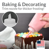 Pinnacle Mercantile Plastic Squeeze Condiment Bottles with Red Tip Cap 16-ounce Set of 6 Wide Mouth Pinnacle Mercantile