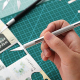 Self Healing Sewing Mat, Exacto Knife Precision Carving Craft Hobby Knife Kit for DIY Art Work Cutting, Hobby, Stencil, Scrapbooking-A4(9"x12") Jneoace