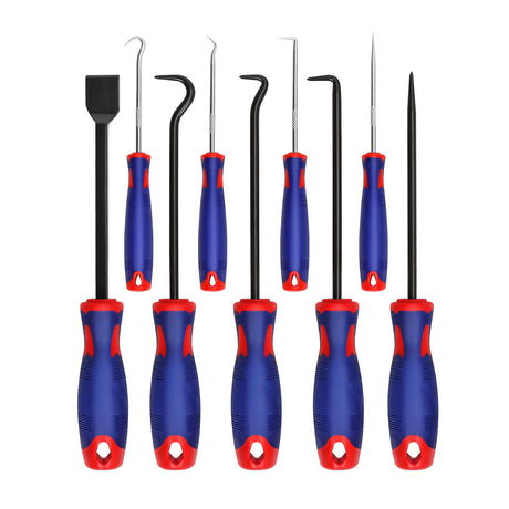 WORKPRO 9Pcs Precision Pick & Hook Set with Scraper, Automotive & Electronic Hand Tools, W000846A WORKPRO