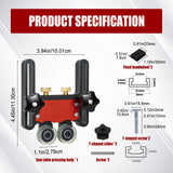Updated Bearing Roller Featherboards, Precise Cutting and Enhanced Safety with Featherboards Versatile Thin Rip Jig and Table Saw Guide for Table Saw HSOKEW