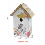 Z² BellaDecor Wooden Humming Bird Houses for Outside Birdhouses for Outdoors Hanging Bird House Unique Bird Nest for Garden Patio Yard Lawn Backyard Z² BellaDecor